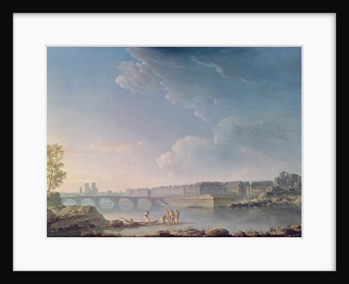 The Ile Saint-Louis and the Pont de la Tournelle, c.1780 by Alexandre Jean Noel