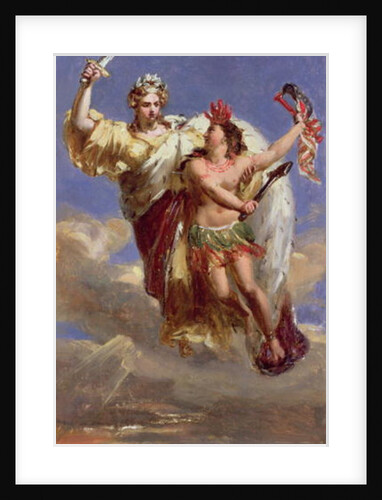 France Sustaining America: Allegory of the Siege of Yorktown by Louis Edouard Rioult