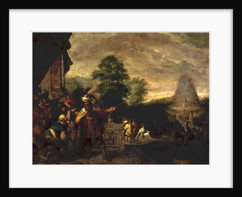 The Building of the Tower of Babel by Frans II Francken