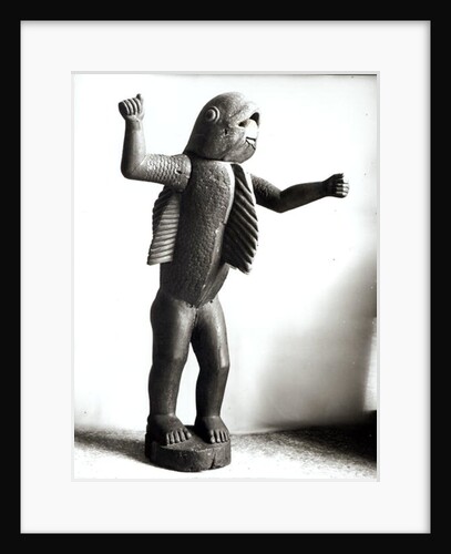 Statue of Gle-Gle called the Lion king of the Dan Home by Anonymous