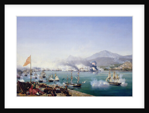 The Battle of Navarino, 20 October 1827 by Ambroise-Louis Garneray