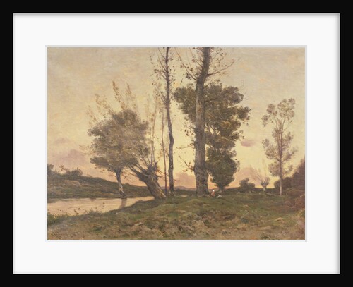 Landscape with a Stream by Henri-Joseph Harpignies