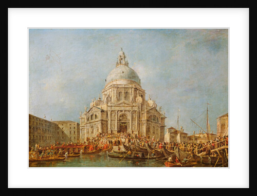 The Doge of Venice at the Festa della Salute, 21 November, to commemorate the end of the pestilence of 1630, c.1766-70 by Francesco Guardi