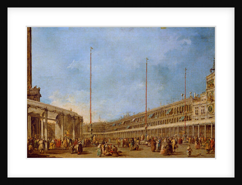 The Procession of the Corpus Domini through St. Mark's Square, c.1766-70 by Francesco Guardi