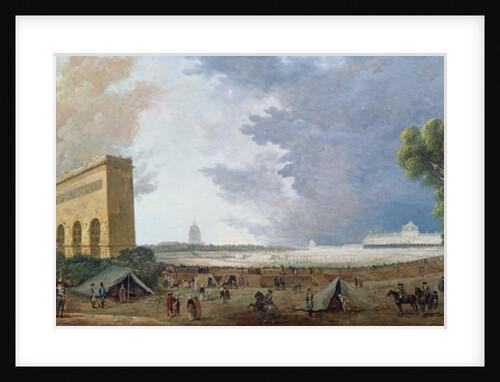 Federation Day on the Champ de Mars, 14 July 1790 by Hubert Robert