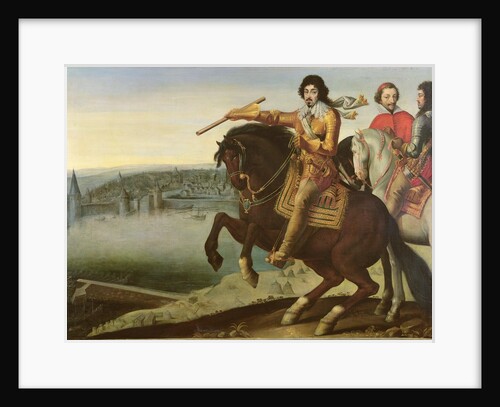 Louis XIII at the Siege of La Rochelle by French School