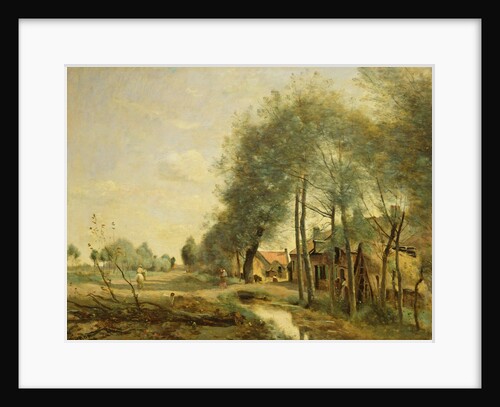 The Sin-le-Noble Road near Douai, 1873 by Jean Baptiste Camille Corot