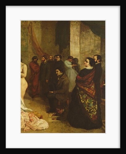 The Studio of the Painter, a Real Allegory, 1855 by Gustave Courbet