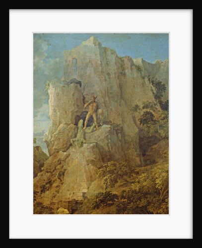 Landscape with Hercules and Cacus, c.1656 by Nicolas Poussin