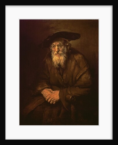 Portrait of an Old Jew by Rembrandt Harmensz. van Rijn