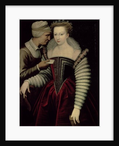 The Love Letter, a Lady with her Maid by French School