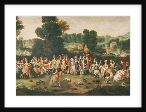 The Duchess of Lorraine Hunting by Claude Deruet