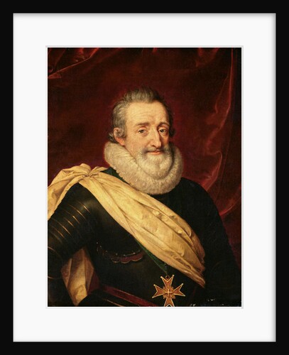 Portrait of Henri IV of France by Frans II Pourbus