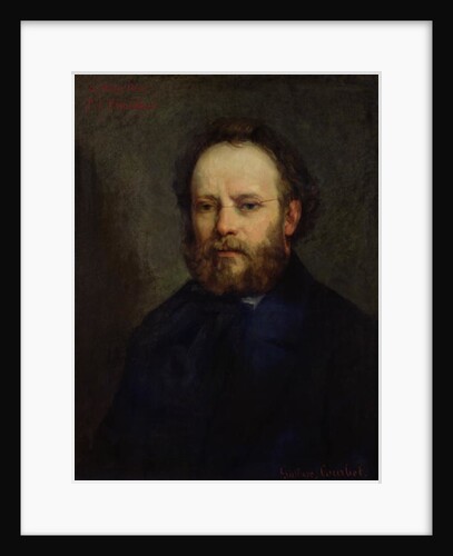 Portrait of Pierre Joseph Proudhon 1865 by Gustave Courbet