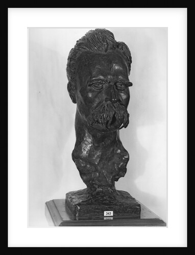 Bust of Friedrich Nietzsche German philosopher, 1902 by Max Klinger