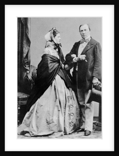 Emile de Girardin and his wife Delphine Gay, c.1850 by Andre Adolphe Eugene Disderi