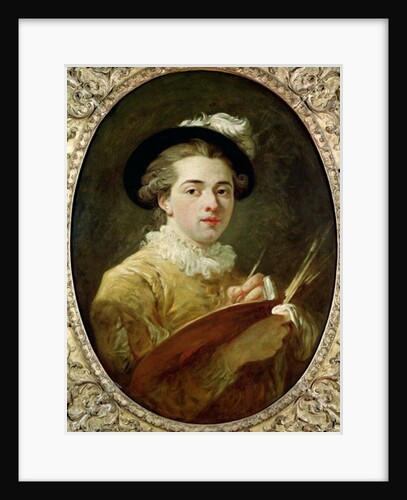 Self Portrait with palette by Francois Andre Vincent