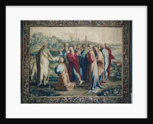 Tapestry depicting the Acts of the Apostles, the calling of Saint Paul by Raphael (1483-1520) (after)