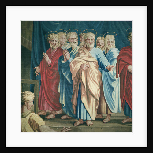 Tapestry depicting the Acts of the Apostles, the Death of Ananias by Raphael (1483-1520) (after)