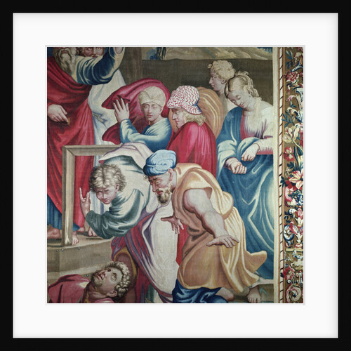 Tapestry depicting the Acts of the Apostles, the Death of Ananias by Raphael (1483-1520) (after)
