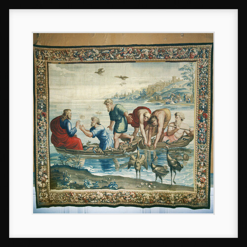 Tapestry depicting the Acts of the Apostles, The Miraculous catch of Fish by Raphael (1483-1520) (after)