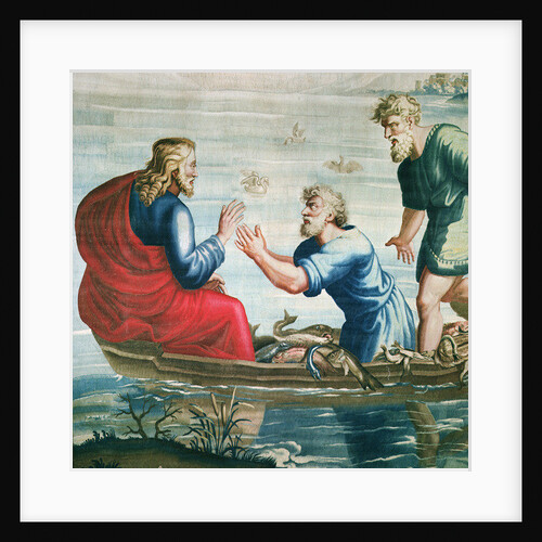 Tapestry depicting the Acts of the Apostles, The Miraculous catch of Fish by Raphael (1483-1520) (after)