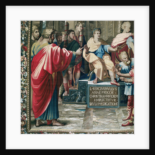 Tapestry depicting the Acts of the Apostles. The Blindness of Elymas by Raphael (1483-1520) (after)