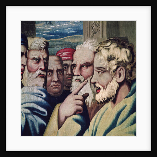 Tapestry depicting the Acts of the Apostles, the Blinding of Elymas by Raphael