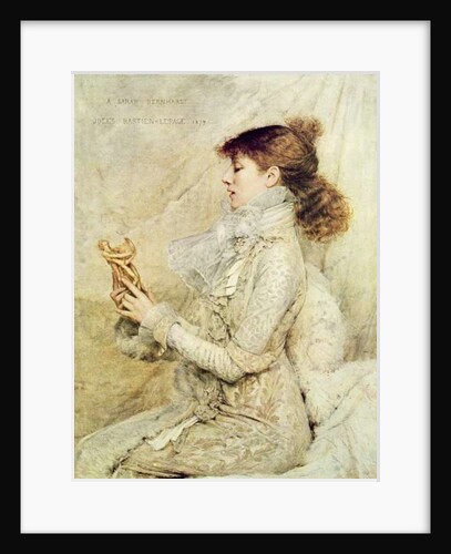 Portrait of Sarah Bernhardt 1879 by Jules Bastien-Lepage