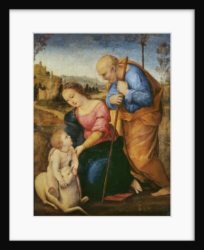 The Holy Family with a Lamb by Raphael