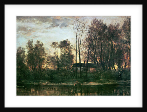Sunset, Bas-Meudon, 1869 by Charles Francois Daubigny