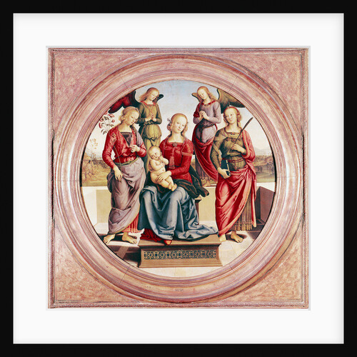 Madonna and Child with St. Rose and Catherine of Alexandra by Pietro Perugino