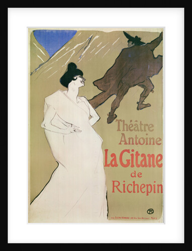 Théâtre Antoine, Richepin's The Gitane, 1900 by Henri de Toulouse-Lautrec