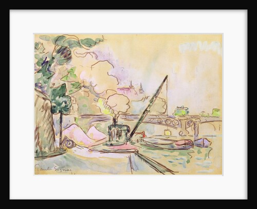 Pont du Louvre, 1928 by Paul Signac