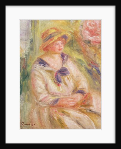 Portrait of a Woman, c.1910 by Pierre Auguste Renoir