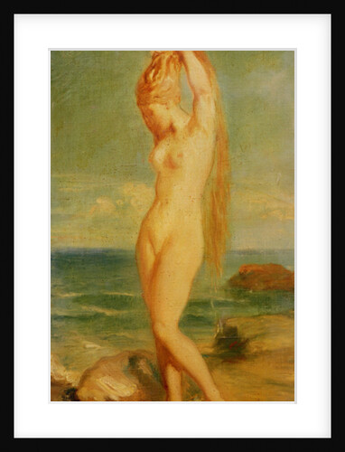 Venus depicted in a Seascape, 1839 by Theodore Chasseriau