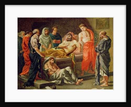The Death of Marcus Aurelius, c.1843 by Eugene (1798-1863) (attr. to) Delacroix