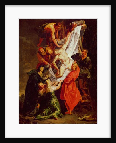 The Descent from the Cross, c.1843 by Eugene (1798-1863) (attr. to) Delacroix