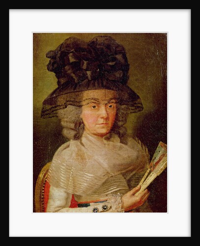 Portrait of the thought to be Duchess of Benaventa by Francisco Jose de Goya y Lucientes