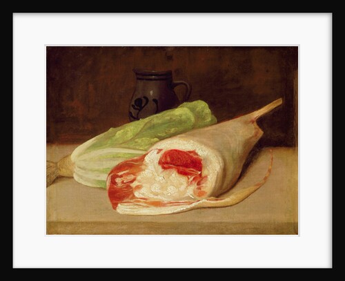 Still Life of a Leg of Lamb by Francisco Jose de (attr. to) Goya y Lucientes