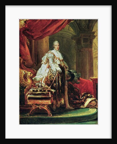 Full-length Portrait of Charles X, King of France and Navarre, 1825 by Francois Pascal Simon Baron Gerard
