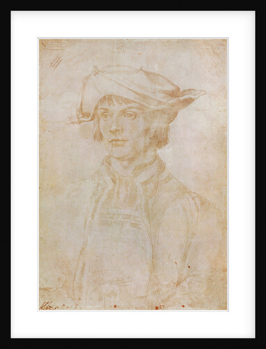 Portrait of Lucas van Leyden, Dutch painter and engraver, 1521 by Albrecht Dürer or Duerer