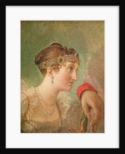 The Duchess of Rochefoucauld and the hand of Eugène de Beauharnais by Jacques Louis David