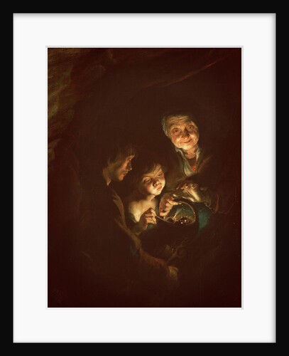 Old woman with a brazier, c.1616-20 by Peter Paul Rubens