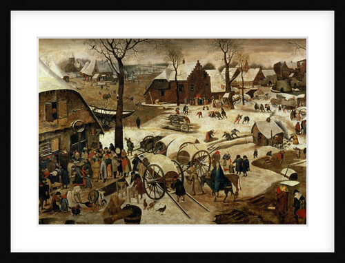 The Payment of the Tithe or The Census at Bethlehem by Pieter the Younger Brueghel