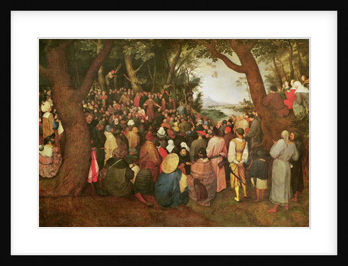 The sermon of Saint John the Baptist, c.1598 by Jan the Elder Brueghel