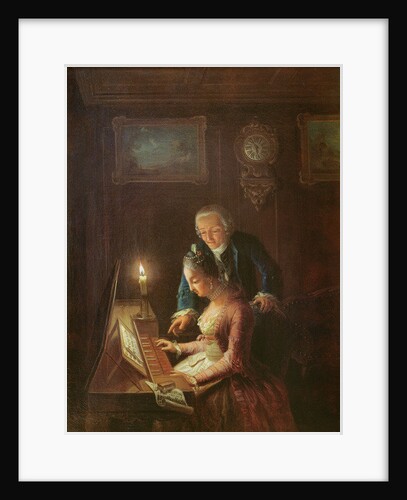 The Music Lesson, 1769 by Emanuel Handmann