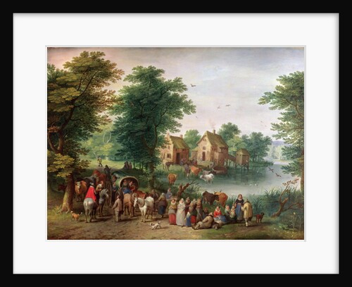 A Fair by Jan the Elder Brueghel
