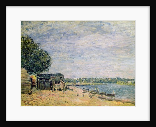 The landscape of Saint-Mammes, 1884 by Alfred Sisley