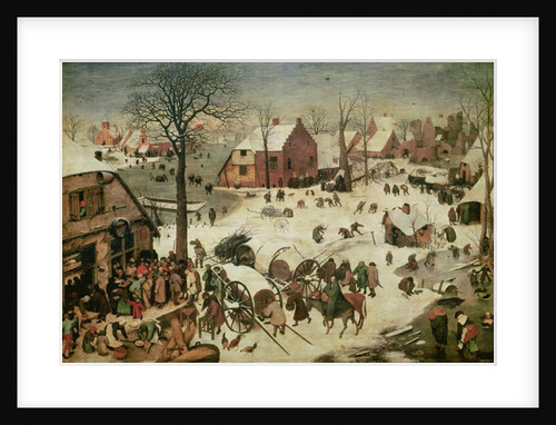 The Census at Bethlehem, 1566 by Pieter the Elder Bruegel
